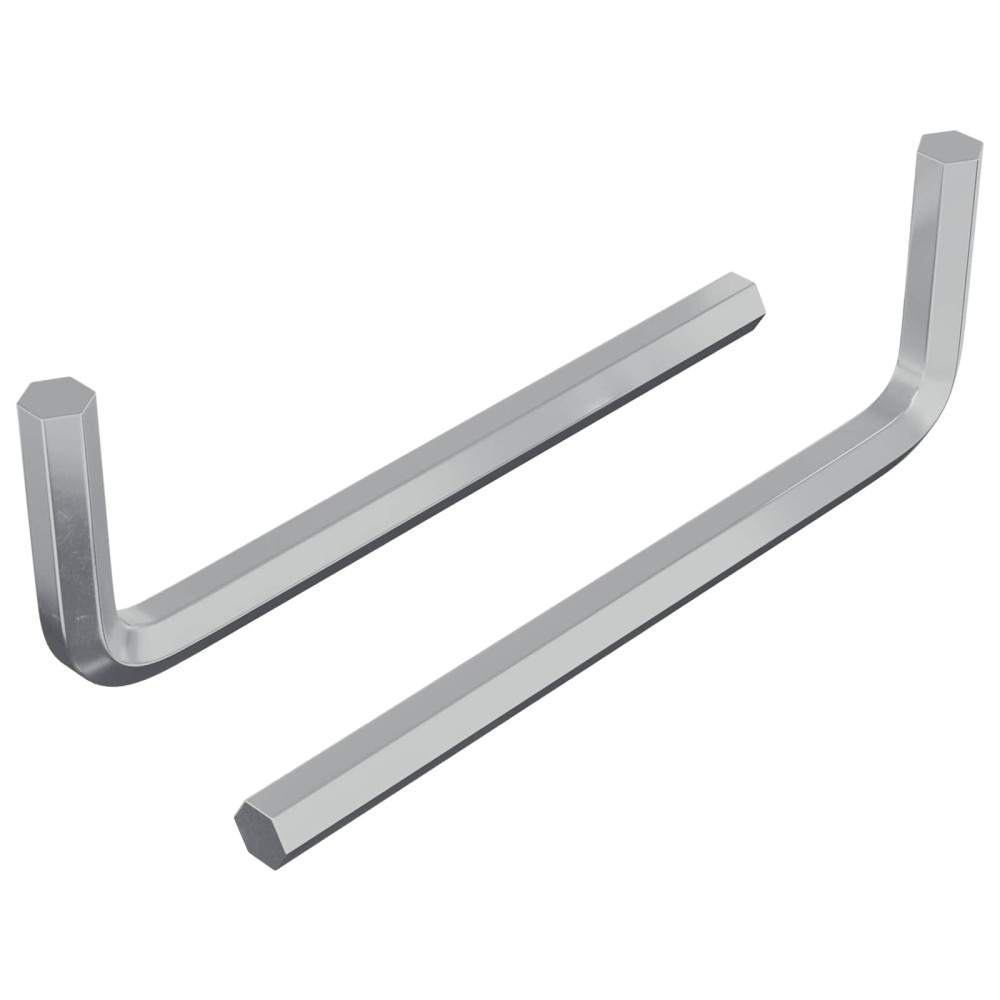 Produktbild för Sexkantnyckel 2 pcs Silver 32 x 86 mm Stål