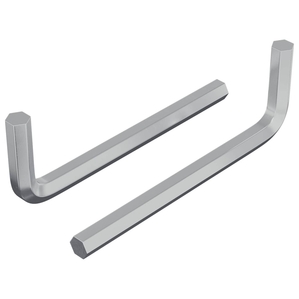 Produktbild för Sexkantnyckel 2 pcs Silver 32 x 86 mm Stål