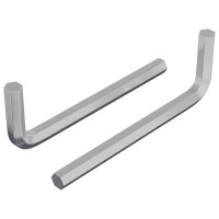 Produktbild för Sexkantnyckel 2 pcs Silver 32 x 86 mm Stål