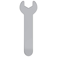 Produktbild för Blocknyckel 12 pcs Silver 10 mm Järn