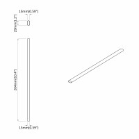 Produktbild för Klädstång 2 pcs Silver 264 x 15 x 29 mm Aluminiumlegering