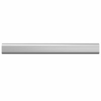 Produktbild för Klädstång 12 pcs Silver 264 x 15 x 29 mm Aluminiumlegering
