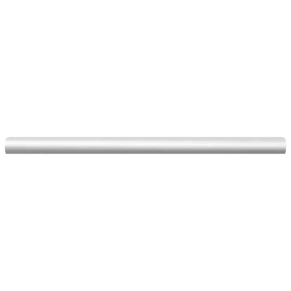 Produktbild för Klädstång 12 pcs Silver 264 x 15 x 29 mm Aluminiumlegering