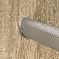 Produktbild för Klädstång 12 pcs Silver 764 x 15 x 29 mm Aluminiumlegering