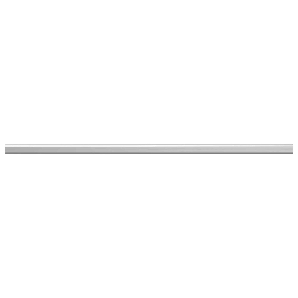 Produktbild för Klädstång 12 pcs Silver 864 x 15 x 29 mm Aluminiumlegering