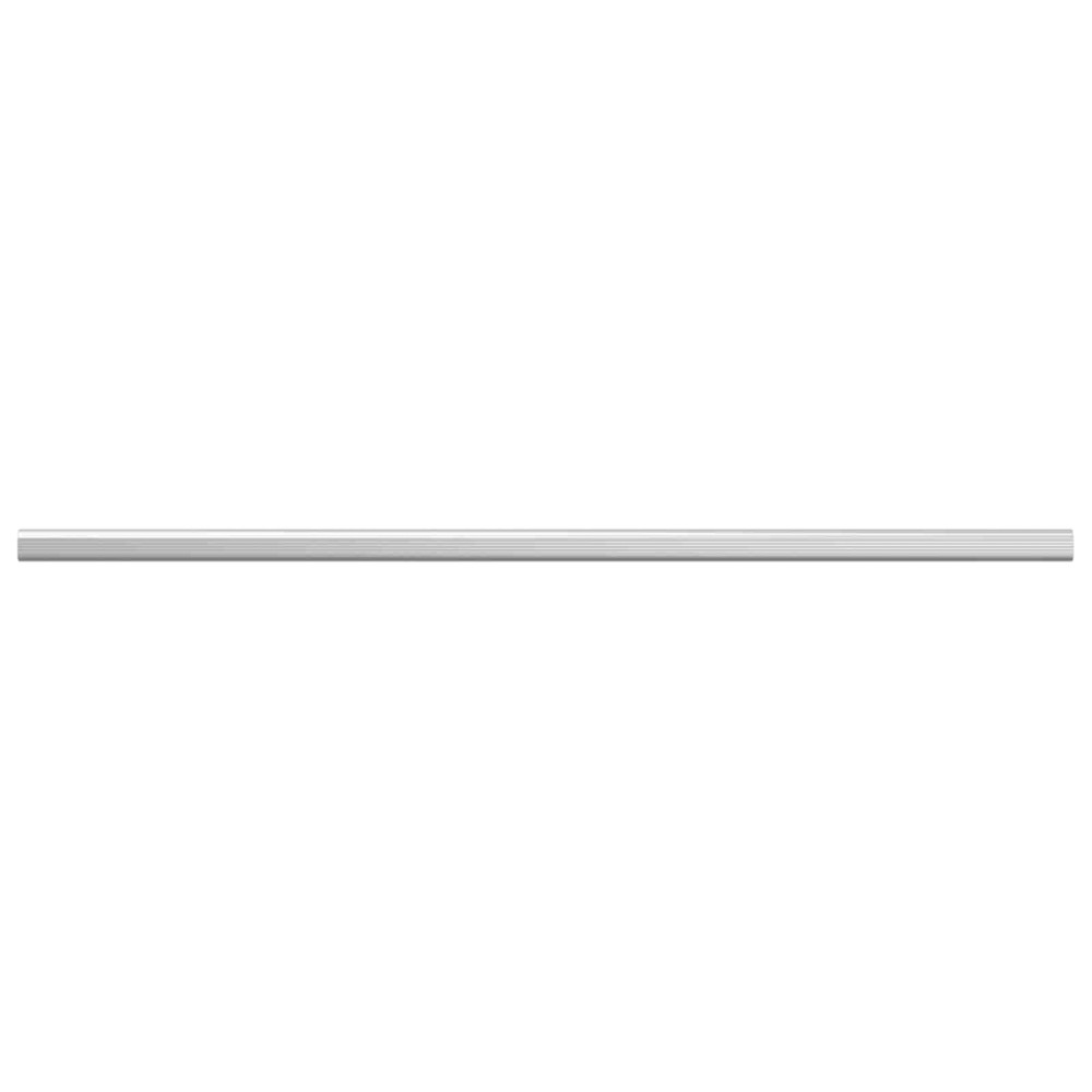 Produktbild för Klädstång 2 pcs Silver 964 x 15 x 29 mm Aluminiumlegering