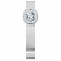 Produktbild för LED Strip Clips 23,8 mm 12 pcs Transparent Plast och Järn