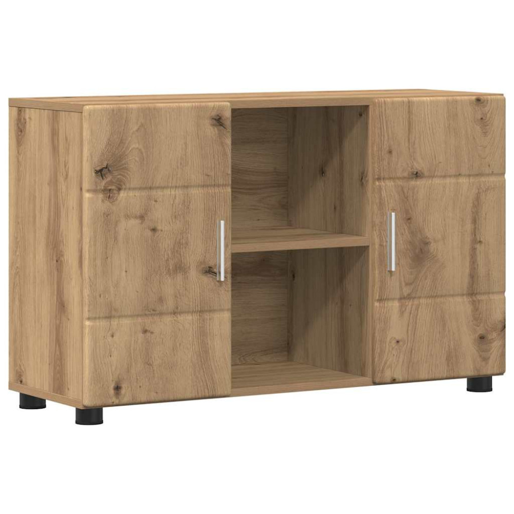 Produktbild för Sideboard FLORIN 88,5 x 30,5 x 55,5 cm Artisan Ek