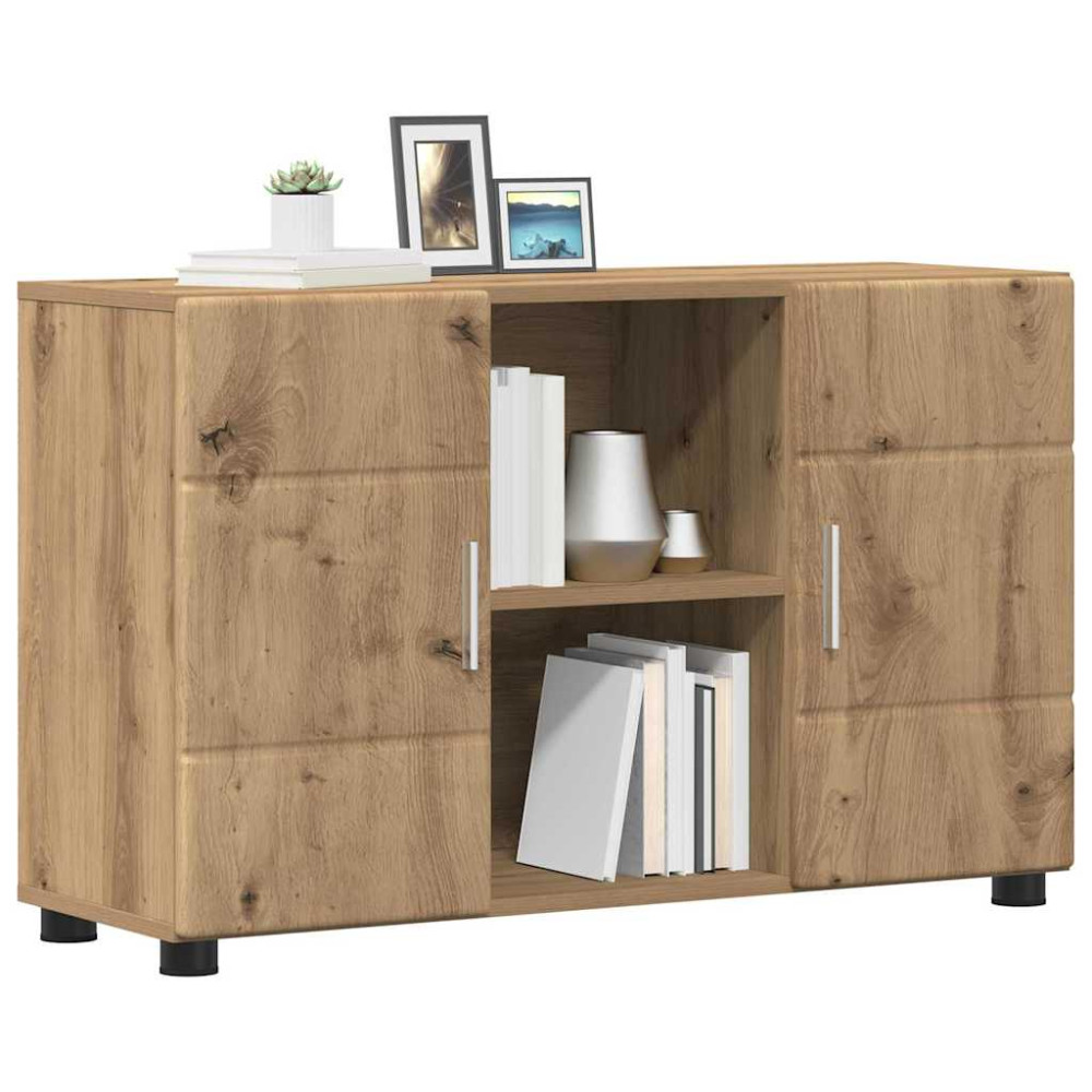 Produktbild för Sideboard FLORIN 88,5 x 30,5 x 55,5 cm Artisan Ek