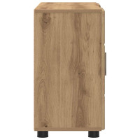 Produktbild för Sideboard FLORIN 88,5 x 30,5 x 55,5 cm Artisan Ek