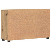 Produktbild för Sideboard FLORIN 88,5 x 30,5 x 55,5 cm Artisan Ek