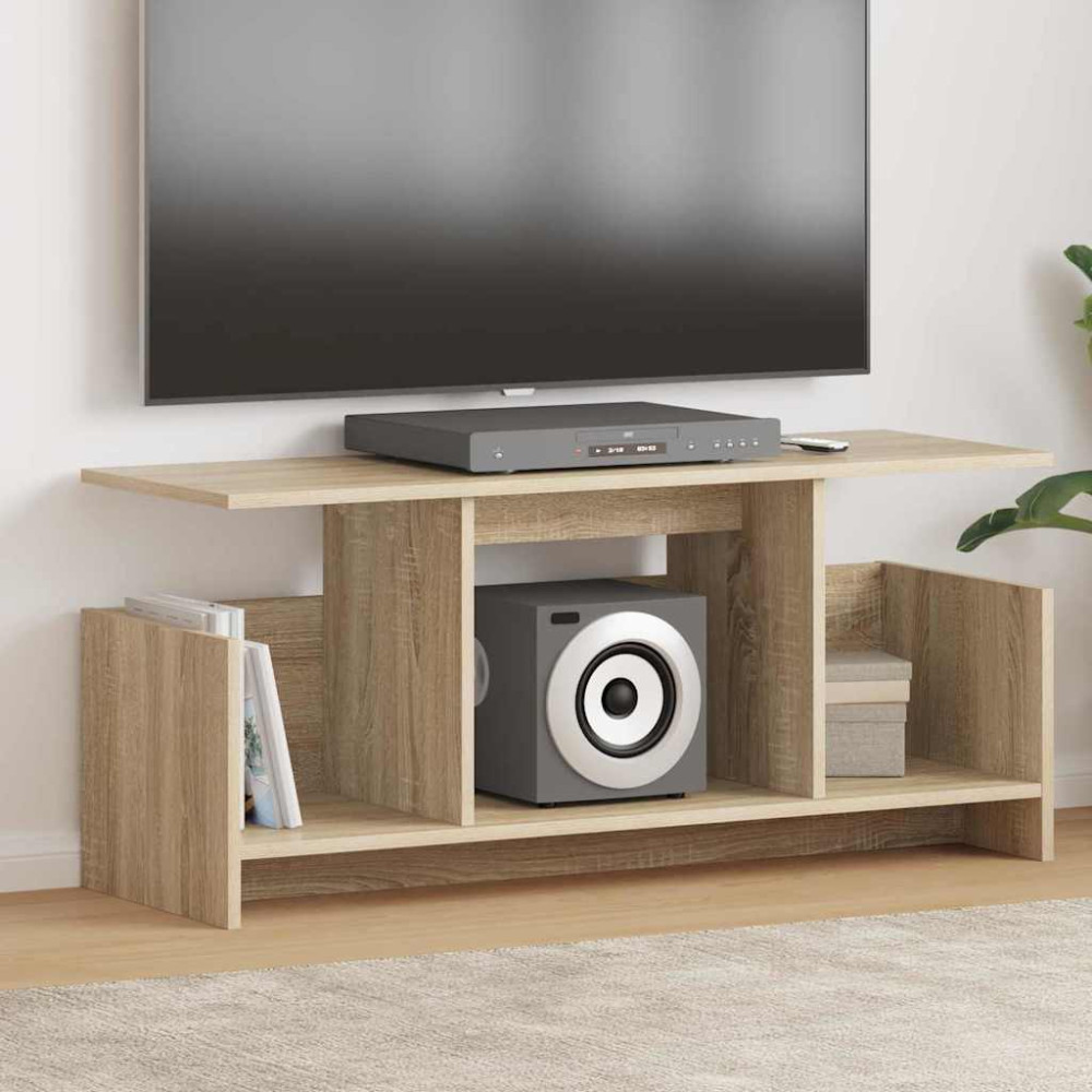 Produktbild för TV-bänk Sonoma-ek 102 x 35 x 45 cm Konstruerat trä