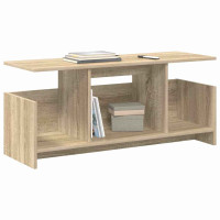 Produktbild för TV-bänk Sonoma-ek 102 x 35 x 45 cm Konstruerat trä