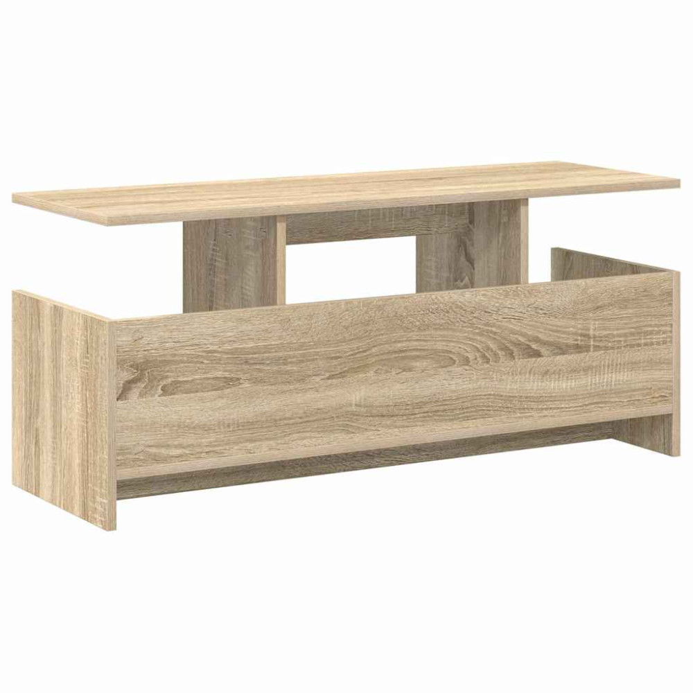 Produktbild för TV-bänk Sonoma-ek 102 x 35 x 45 cm Konstruerat trä