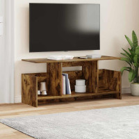 Produktbild för TV-bänk Rökt ek 102 x 35 x 45 cm Konstruerat trä