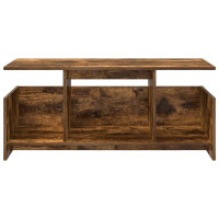 Produktbild för TV-bänk Rökt ek 102 x 35 x 45 cm Konstruerat trä