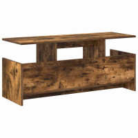 Produktbild för TV-bänk Rökt ek 102 x 35 x 45 cm Konstruerat trä