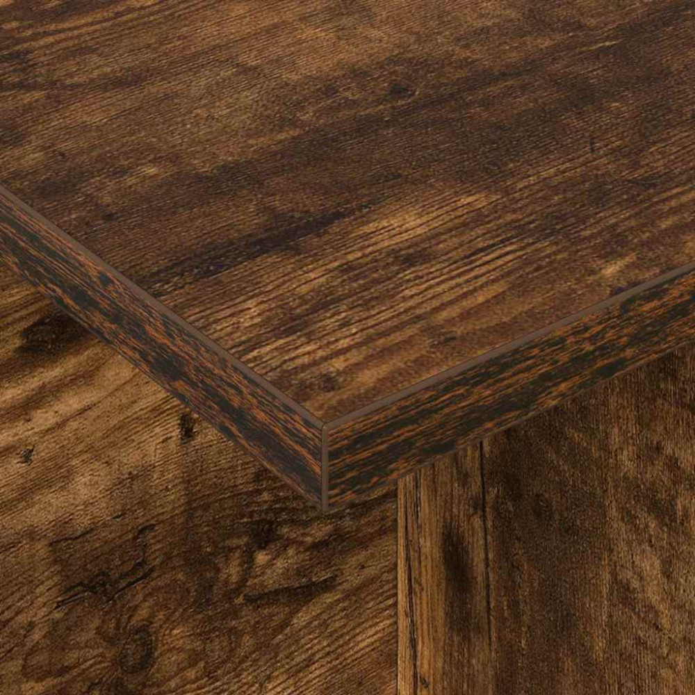 Produktbild för TV-bänk Rökt ek 102 x 35 x 45 cm Konstruerat trä