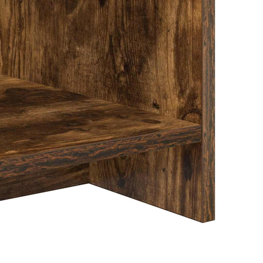 Produktbild för TV-bänk Rökt ek 102 x 35 x 45 cm Konstruerat trä