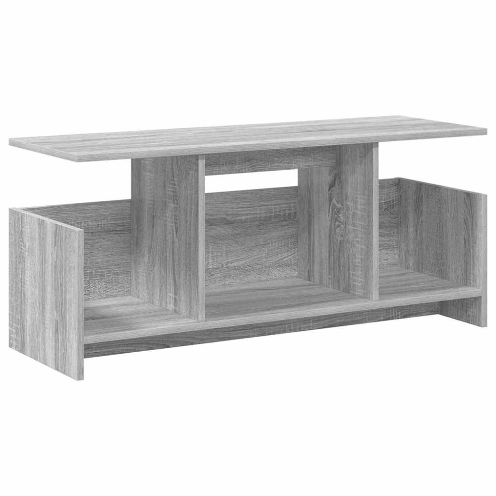 Produktbild för TV-bänk Grå Sonoma 102 x 35 x 45 cm Konstruerat trä