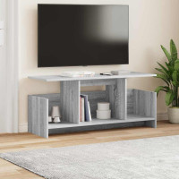 Produktbild för TV-bänk Grå Sonoma 102 x 35 x 45 cm Konstruerat trä