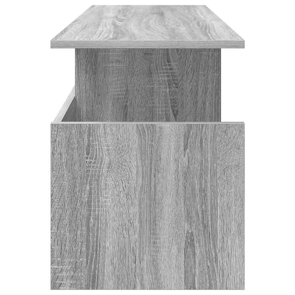 Produktbild för TV-bänk Grå Sonoma 102 x 35 x 45 cm Konstruerat trä