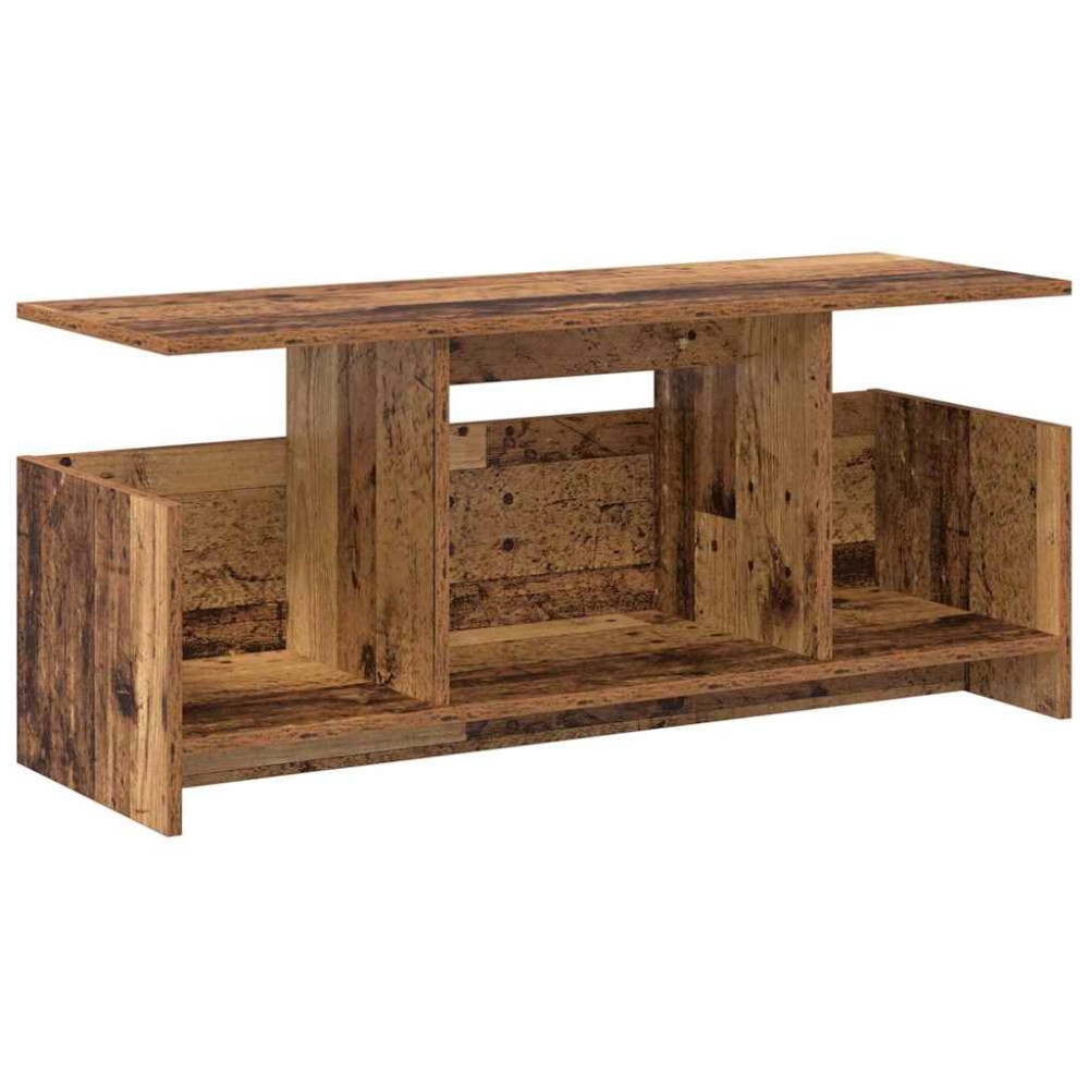Produktbild för TV-bänk Gammalt trä 102 x 35 x 45 cm Konstruerat trä