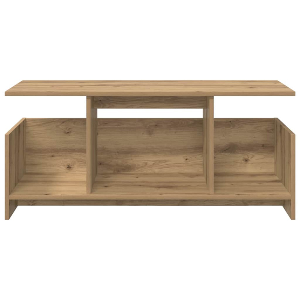 Produktbild för TV-bänk 102 x 35 x 45 cm Artisan Ek Konstruerat trä