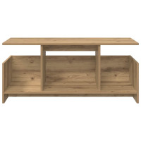 Produktbild för TV-bänk 102 x 35 x 45 cm Artisan Ek Konstruerat trä