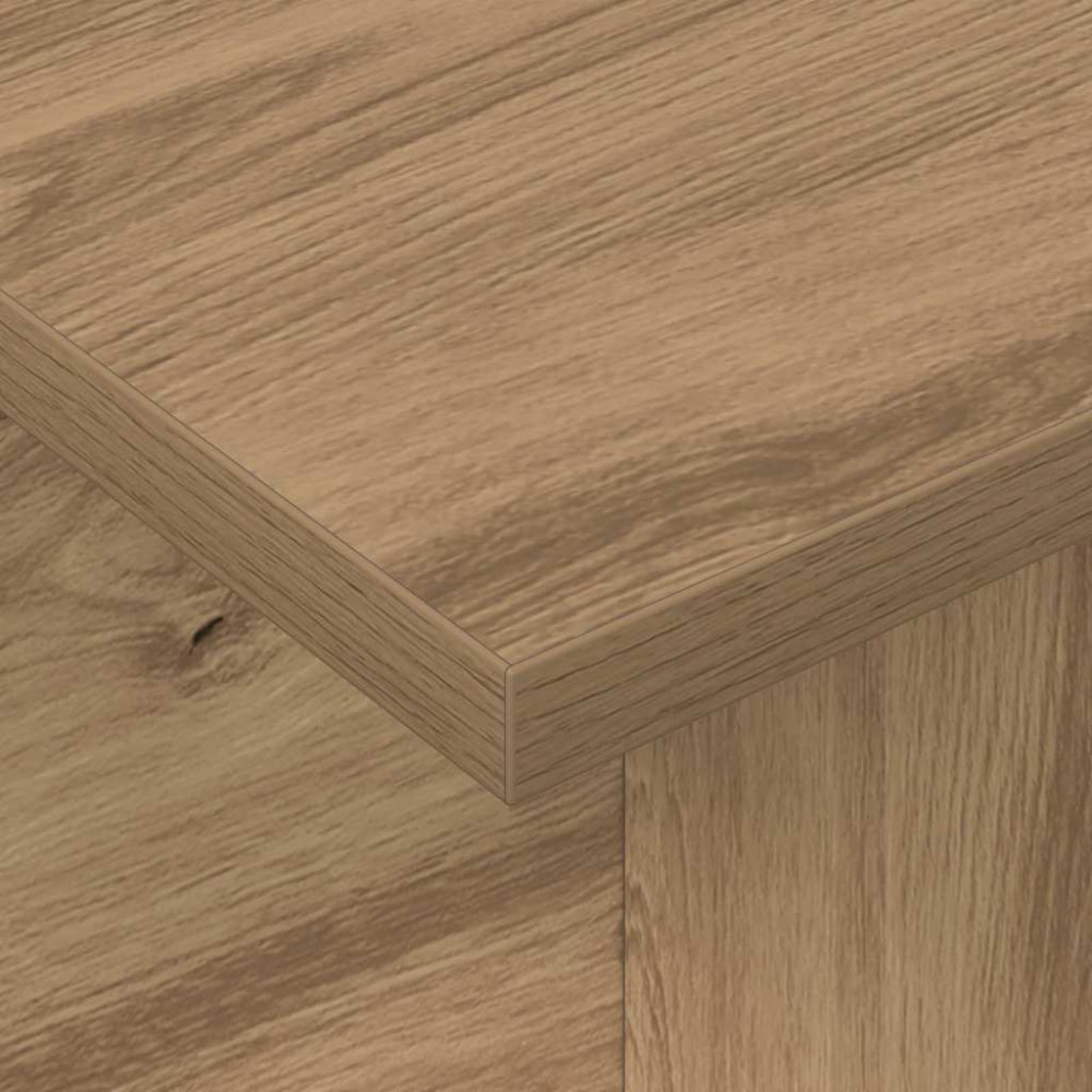 Produktbild för TV-bänk 102 x 35 x 45 cm Artisan Ek Konstruerat trä