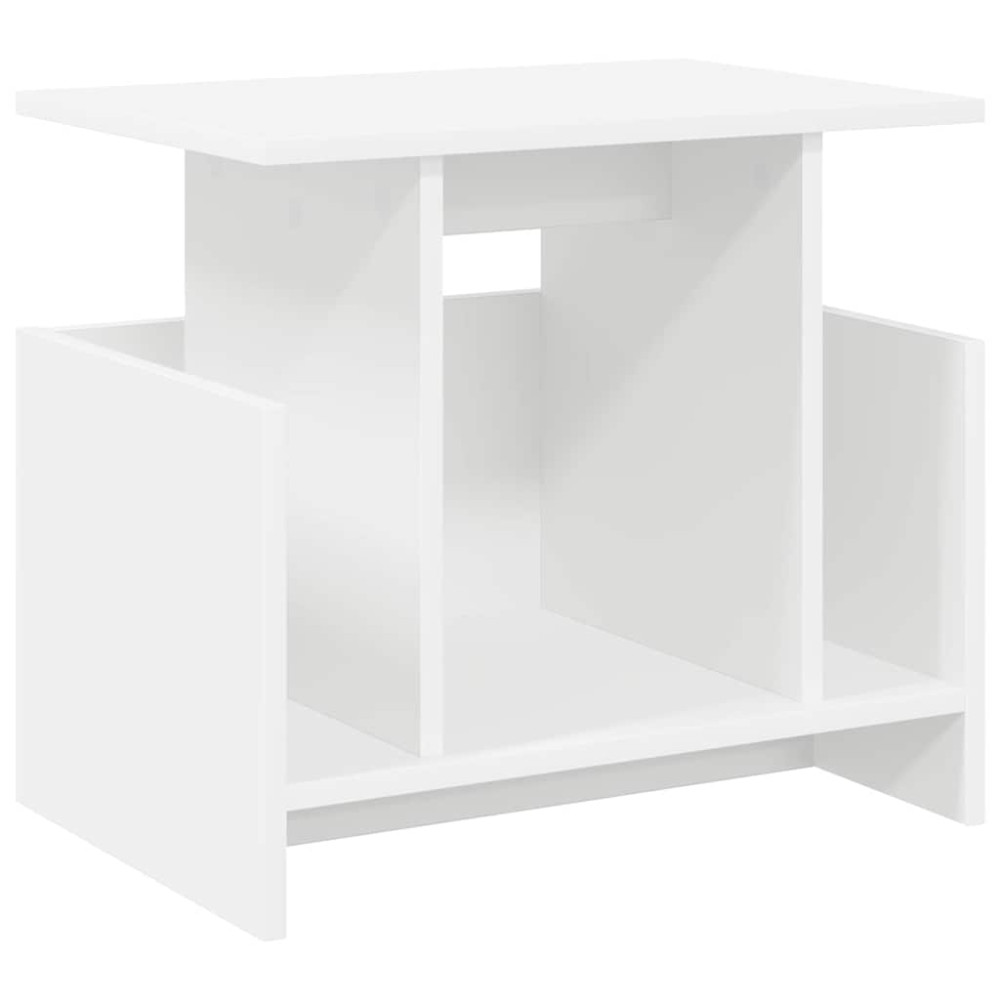 Produktbild för TV-bänk Vit 50 x 35 x 45 cm Konstruerat trä