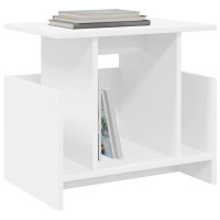 Produktbild för TV-bänk Vit 50 x 35 x 45 cm Konstruerat trä
