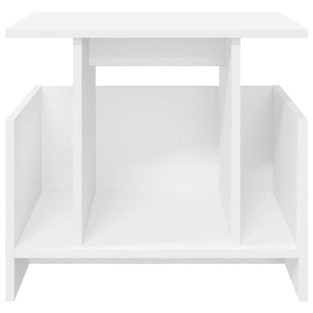 Produktbild för TV-bänk Vit 50 x 35 x 45 cm Konstruerat trä