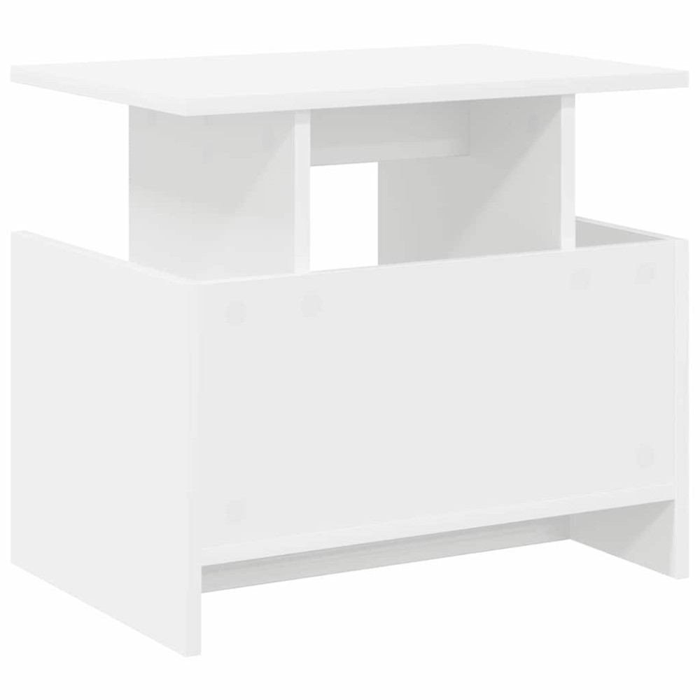 Produktbild för TV-bänk Vit 50 x 35 x 45 cm Konstruerat trä