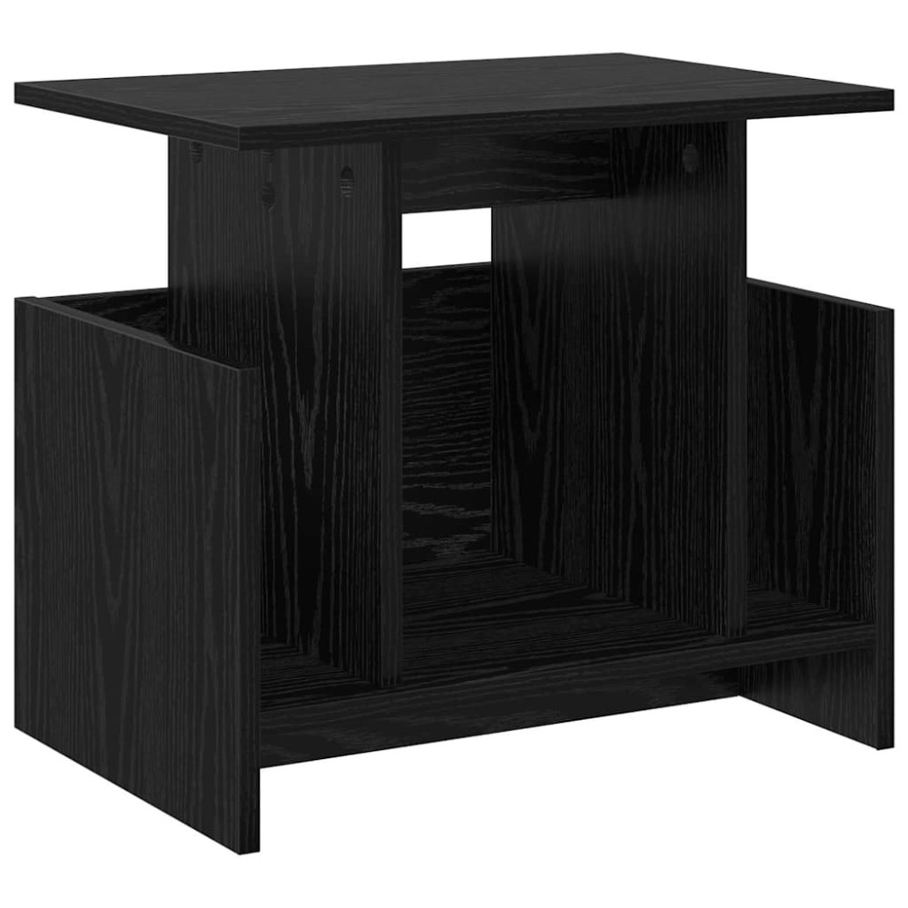 Produktbild för TV-bänk Svart Ek 50 x 35 x 45 cm Konstruerat trä