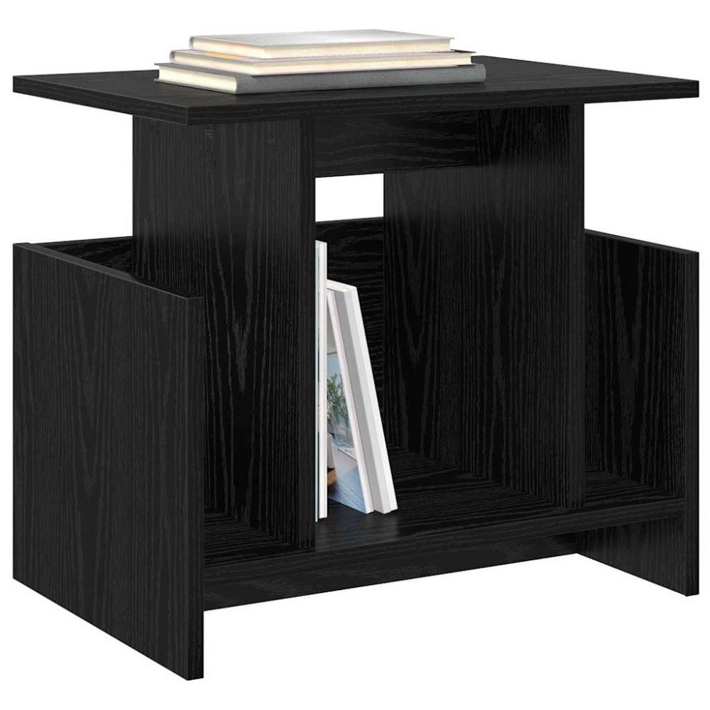 Produktbild för TV-bänk Svart Ek 50 x 35 x 45 cm Konstruerat trä