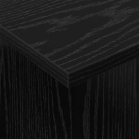 Produktbild för TV-bänk Svart Ek 50 x 35 x 45 cm Konstruerat trä