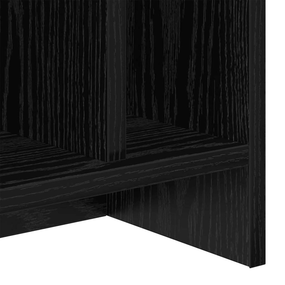 Produktbild för TV-bänk Svart Ek 50 x 35 x 45 cm Konstruerat trä