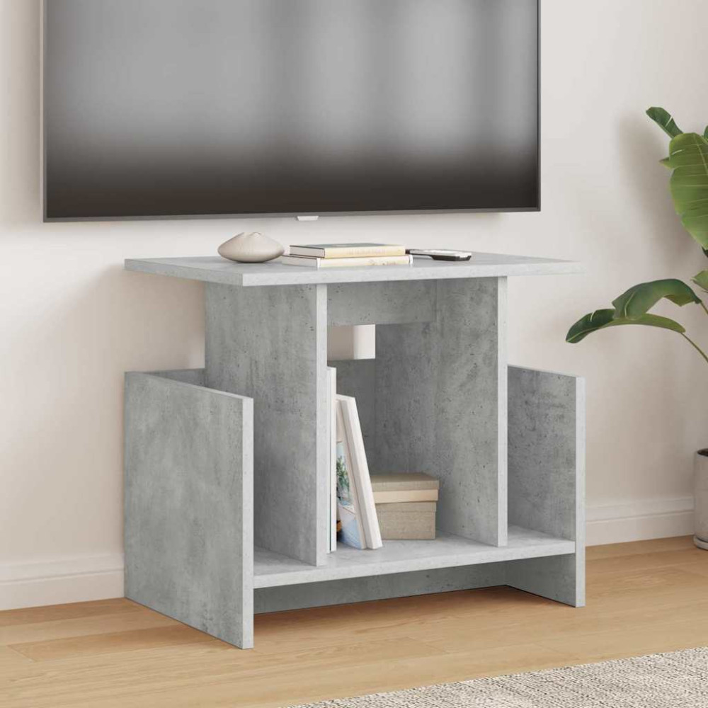 Produktbild för TV-bänk 2 pcs Betonggrå 50 x 35 x 45 cm Konstruerat trä