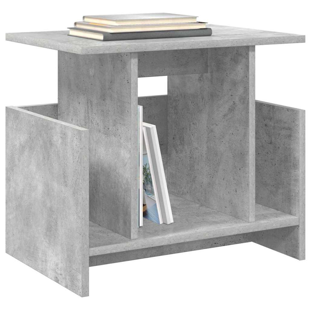 Produktbild för TV-bänk 2 pcs Betonggrå 50 x 35 x 45 cm Konstruerat trä