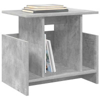 Produktbild för TV-bänk 2 pcs Betonggrå 50 x 35 x 45 cm Konstruerat trä