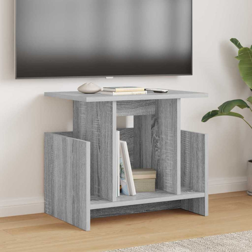 Produktbild för TV-bänk Grå Sonoma 50 x 35 x 45 cm Konstruerat trä