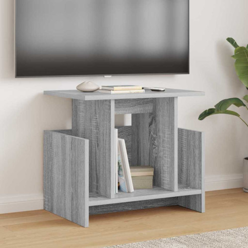 vidaXL TV-bänk 2 pcs Grå Sonoma 50 x 35 x 45 cm Konstruerat trä