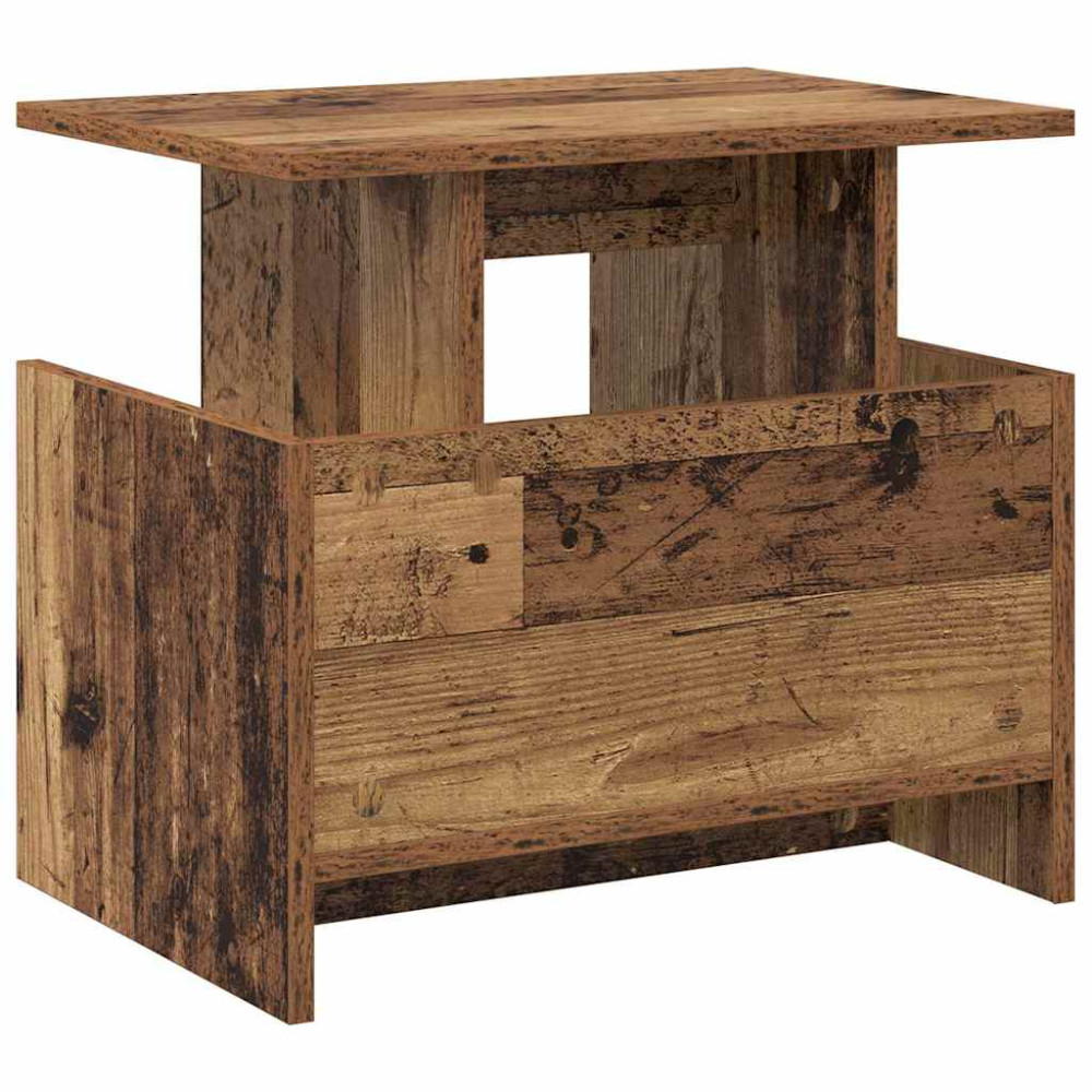 Produktbild för TV-bänk Gammalt trä 50 x 35 x 45 cm Konstruerat trä