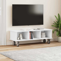 Produktbild för TV-bänk Vit 100 x 35 x 35 cm Konstruerat trä