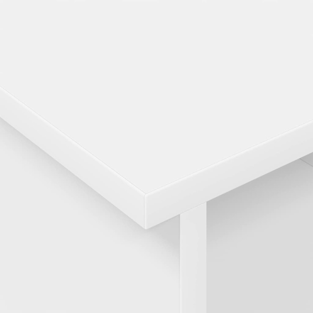 Produktbild för TV-bänk Vit 100 x 35 x 35 cm Konstruerat trä