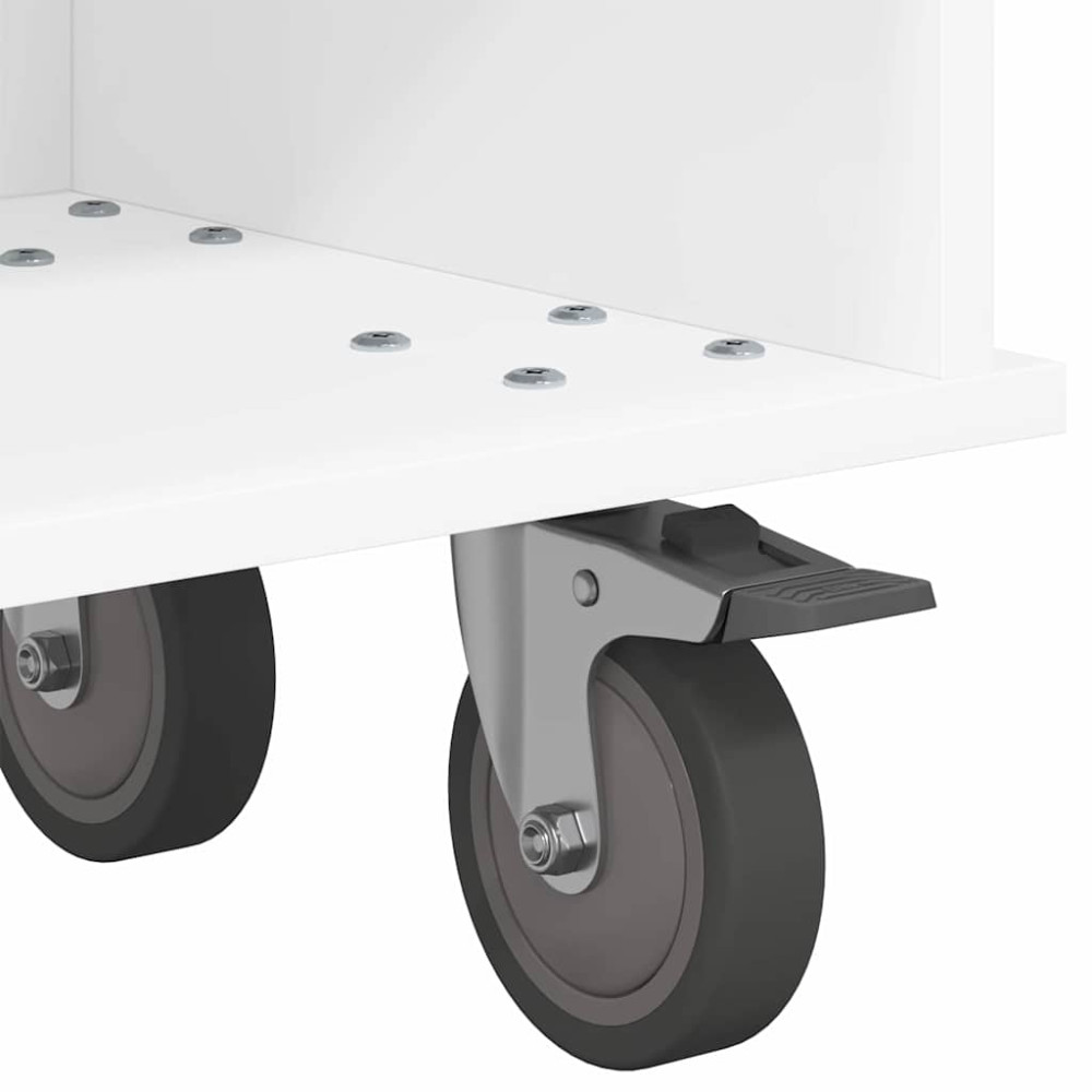 Produktbild för TV-bänk Vit 100 x 35 x 35 cm Konstruerat trä