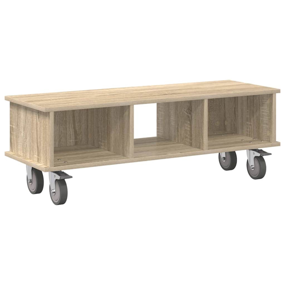 Produktbild för TV-bänk Sonoma-ek 100 x 35 x 35 cm Konstruerat trä
