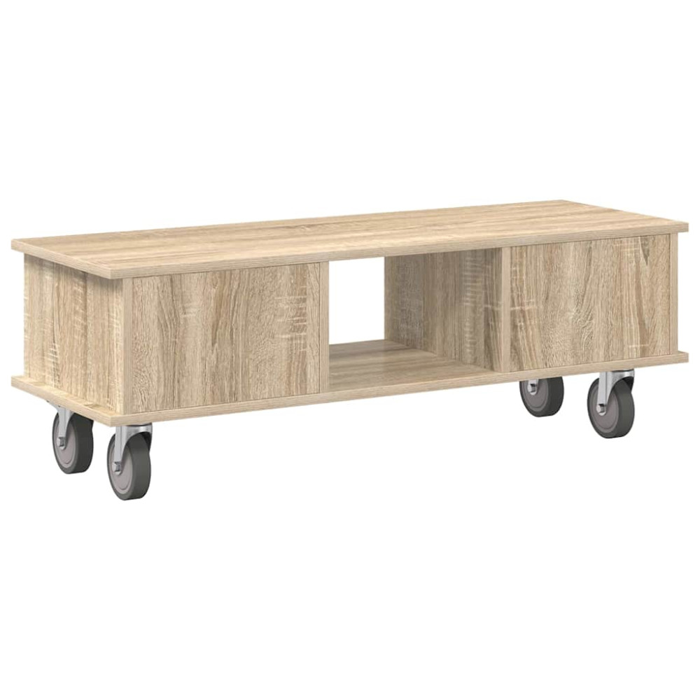 Produktbild för TV-bänk Sonoma-ek 100 x 35 x 35 cm Konstruerat trä