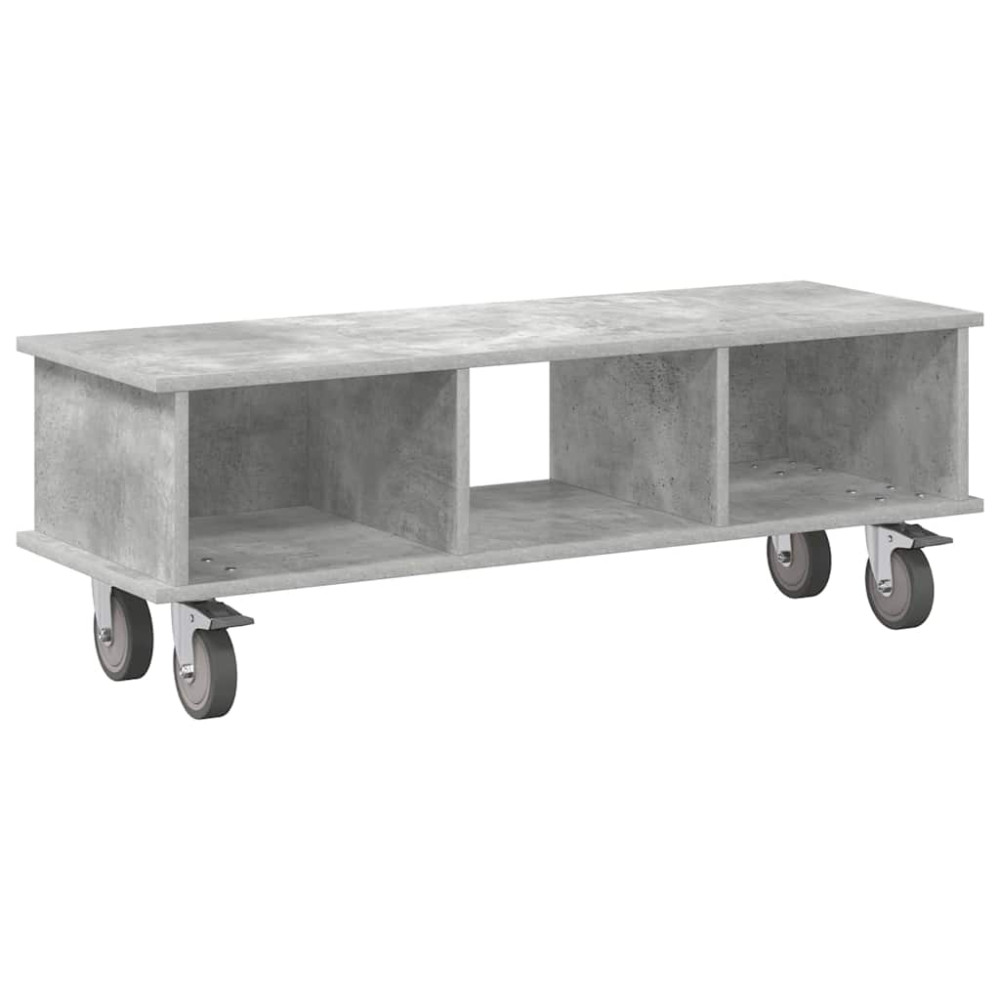 Produktbild för TV-bänk Betonggrå 100 x 35 x 35 cm Konstruerat trä